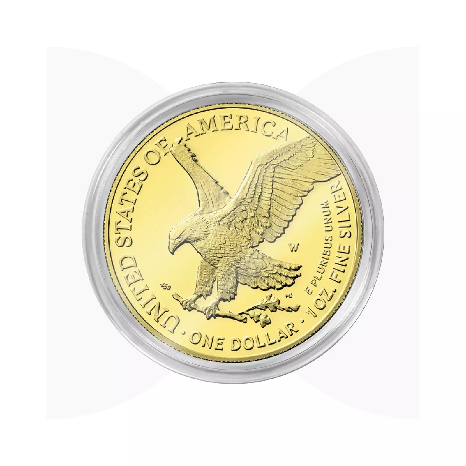 American Eagle 2024 - 1oz Silbermünze Mosaikdesign 24k Gold Limitiert 199 Stk